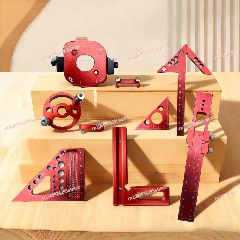 Woodworking Plans Free - Holzbearbeitungs-Messwerkzeug-Set mit Aufbewahrungskoffer - Hilfsmittelset für