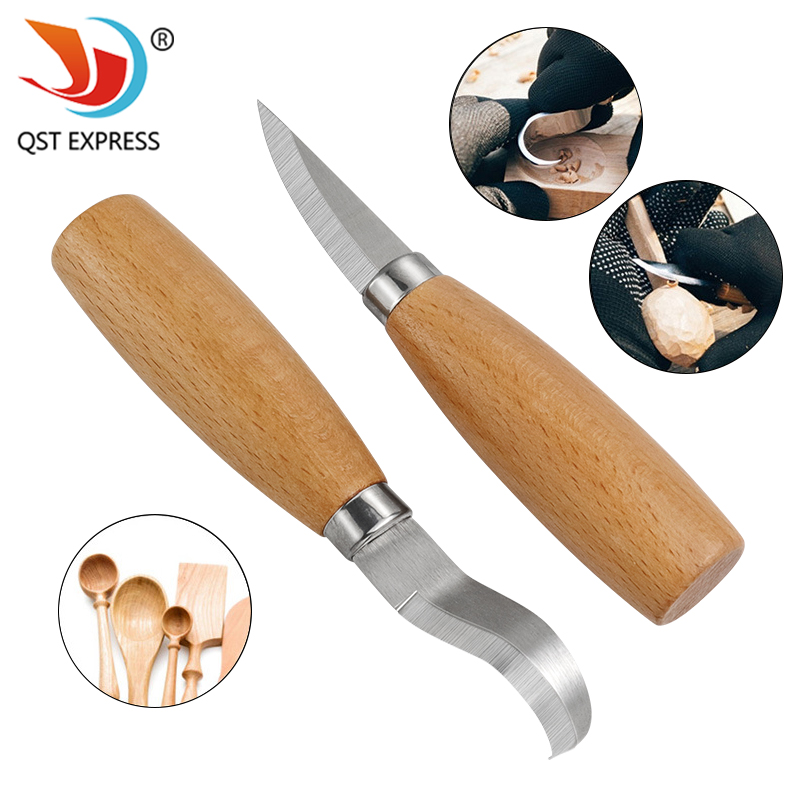 Woodworking Shop - Edelstahl Eisen Carving Messer Buche Holz