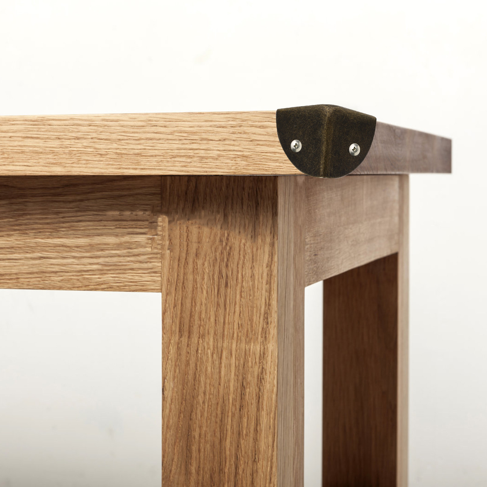 Woodworking Desk Chair - 20 Stück Retro-Eckstreben aus Bronzelegierung, Design