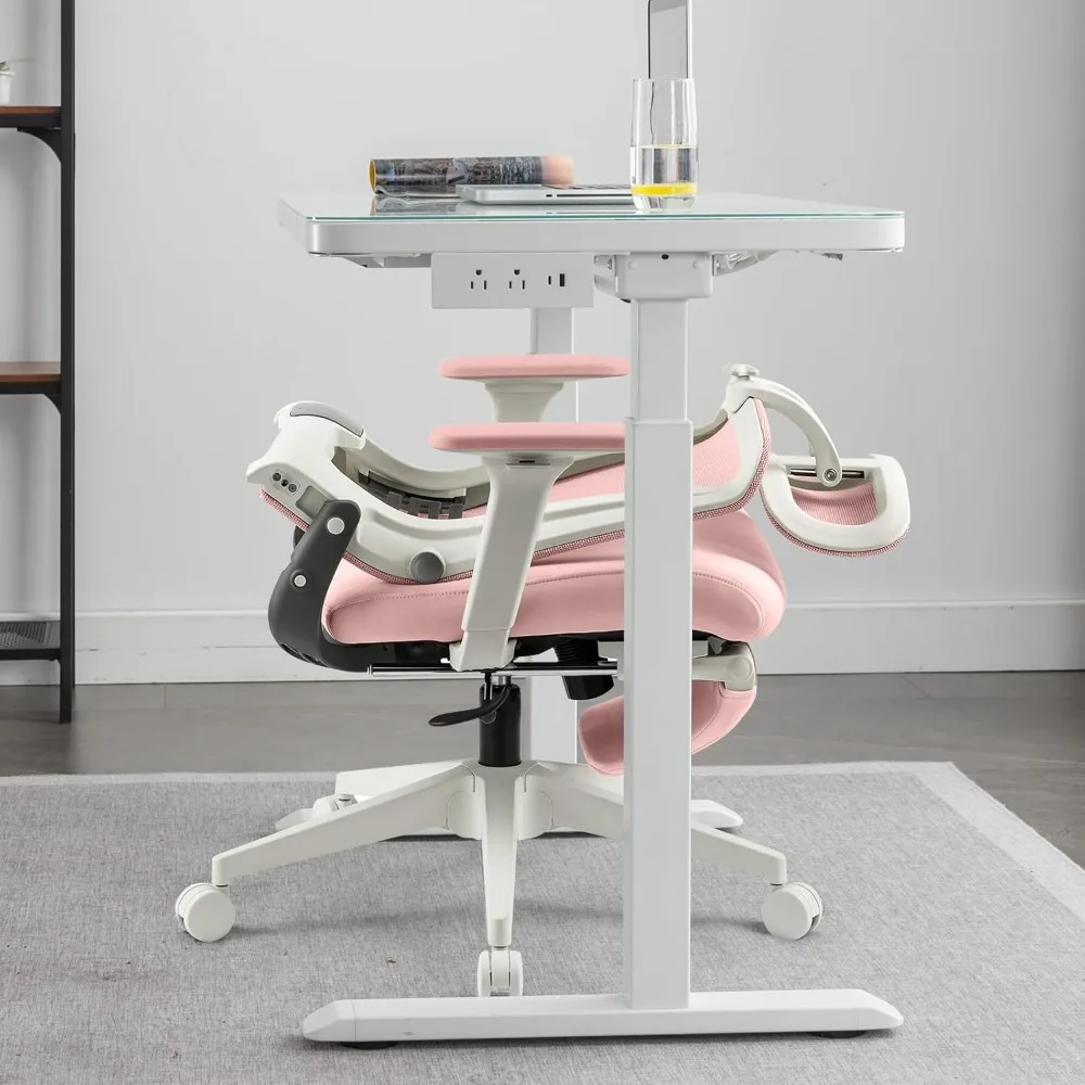 Woodworking Desk Chair - Bürostuhl mit Fußstütze, ergonomischer Bürostuhl mit