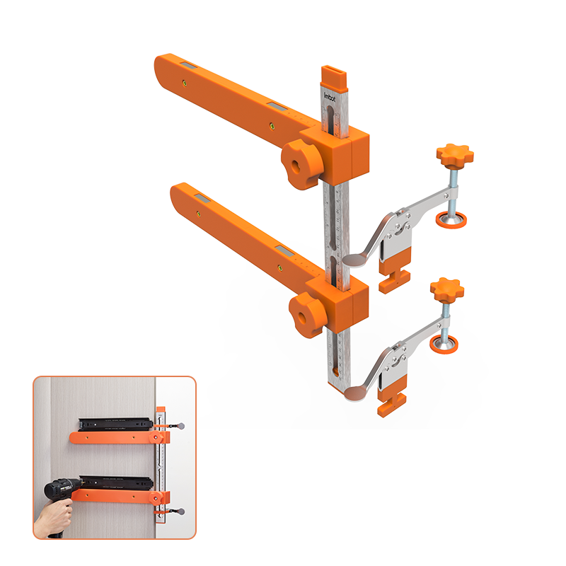 Woodworking Clamp - Hochbelastbare Edelstahl-Schubladengleitschiene mit Magnetarm Schnellspanner Hardware-Produkte