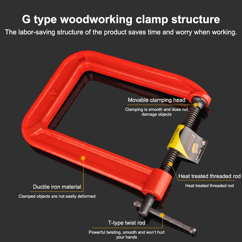 G-Klemme, C-Klemme mit großer  – Woodworking Clamp Bewertung und Preis