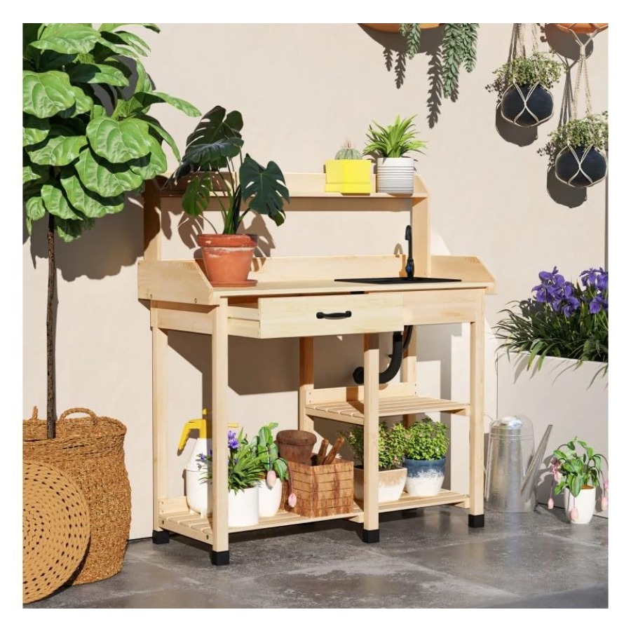 Holz-Pflanztisch mit abnehmbar – Woodworking Workbench Bewertung und Preis