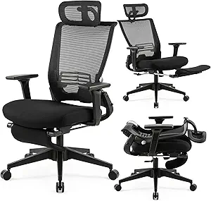 Bürostuhl mit Fußstütze, ergon – Woodworking Desk Chair Bewertung und Preis